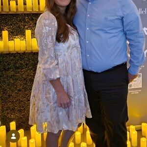 Lilly Pulitzer Sarita Tiered Silk Dress Size 4